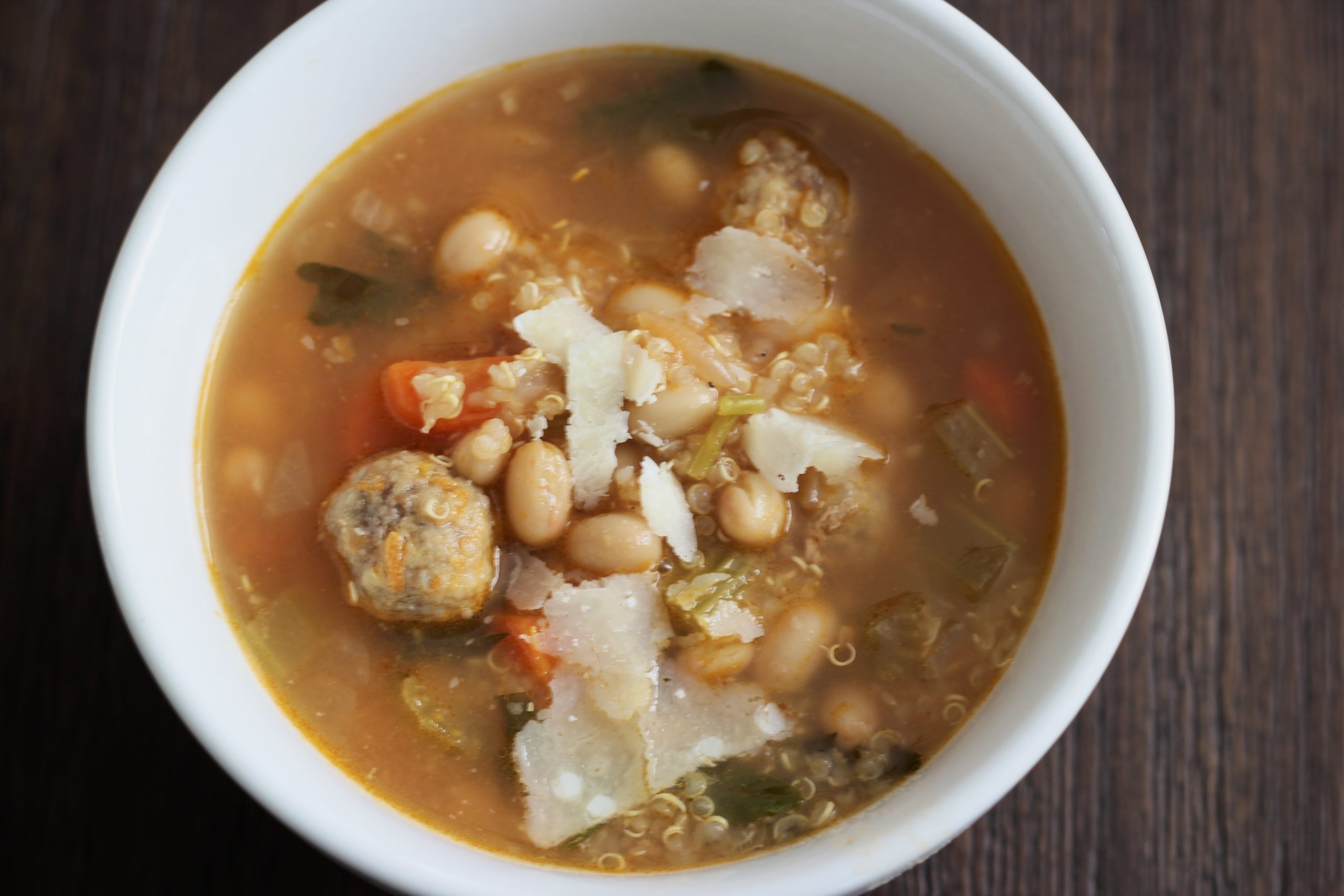 Meatballs and Meatball Quinoa Soup – The Sticky Kitchen